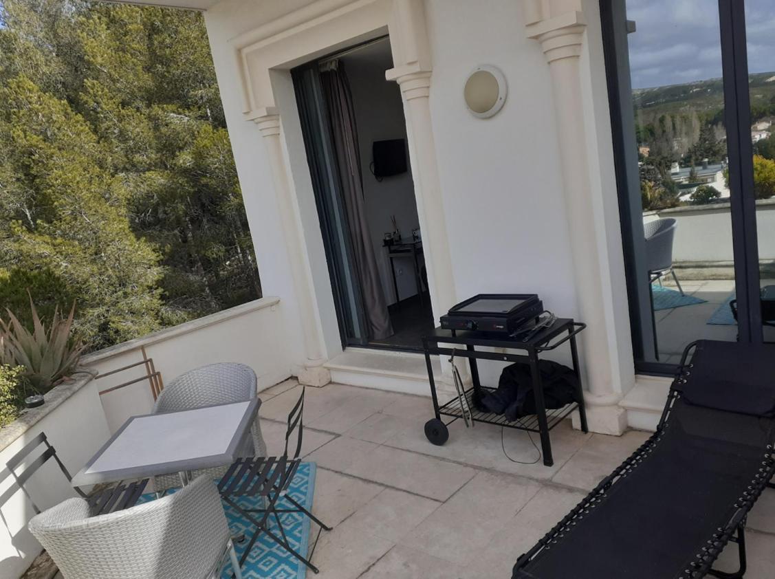Grand Studio Terrasse De Standing, Pleine Vue Village Et Mer Carry-le-Rouet ภายนอก รูปภาพ