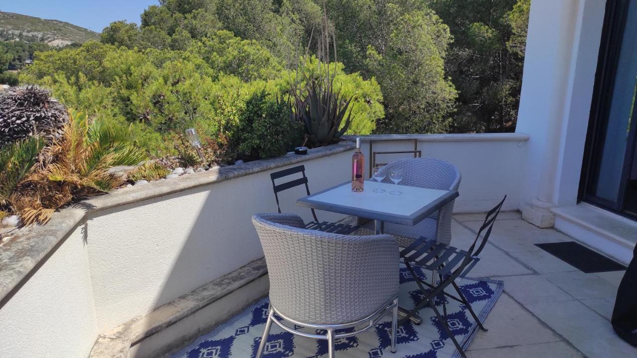 Grand Studio Terrasse De Standing, Pleine Vue Village Et Mer Carry-le-Rouet ภายนอก รูปภาพ