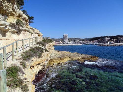 Grand Studio Terrasse De Standing, Pleine Vue Village Et Mer Carry-le-Rouet ภายนอก รูปภาพ